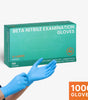 Beta nitrile examination gloves in X-Large size, latex-free, disposable nitrile gloves wholesale package of 100