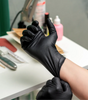 box of black nitrile gloves powder free nitrile gloves wholesale