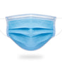 CE Disposables medical-grade face mask wholesale in light blue, featuring layered filtration and ear loops
