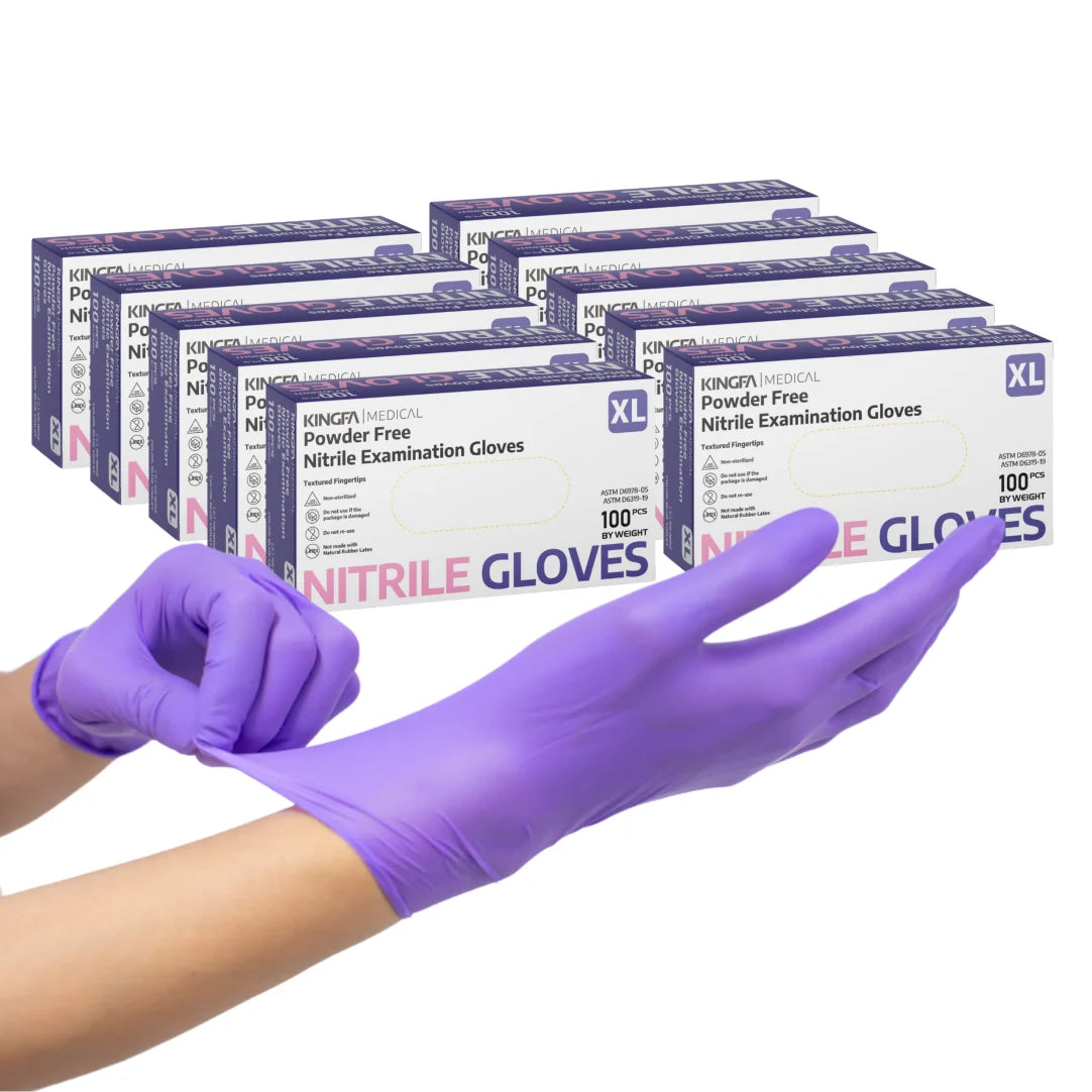 Purple Nitrile Gloves 5 MIL, 1000 Count