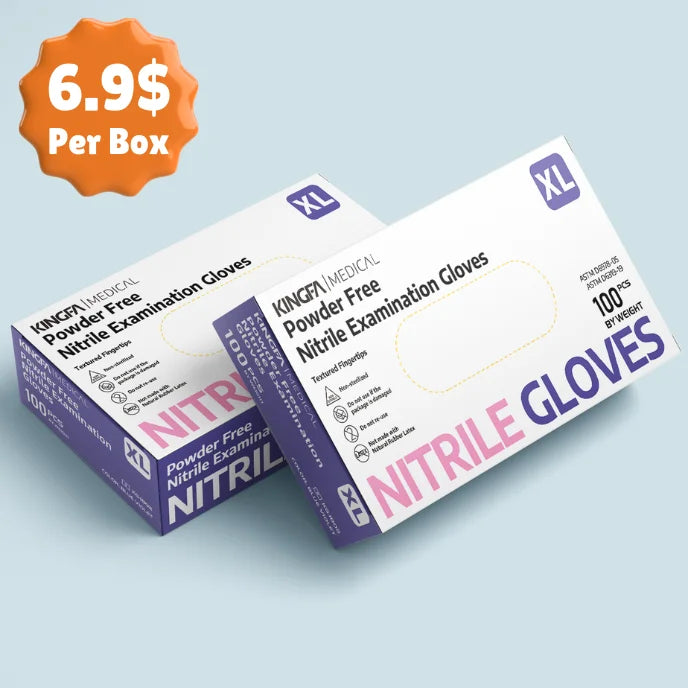 Purple Nitrile Gloves 5 MIL, 1000 Count