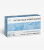Transparent Blue Hybrid Gloves, 2000 Count