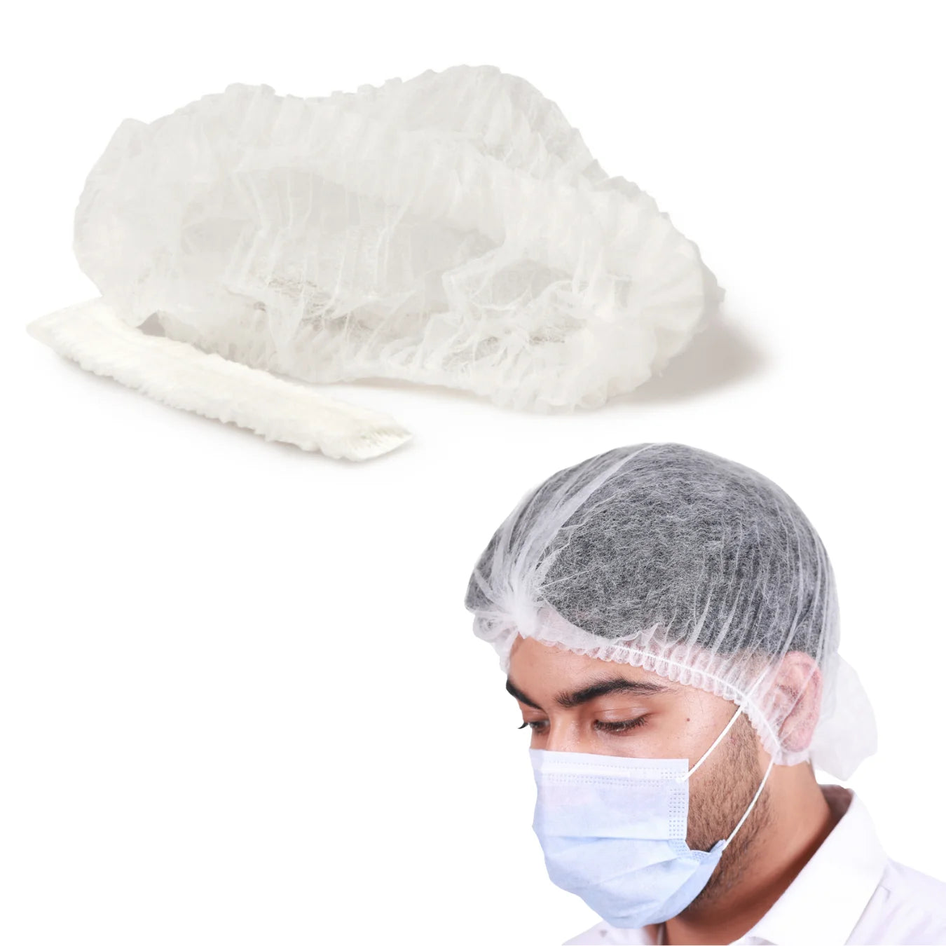 Disposable Bouffant Caps Hairnet