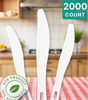 Biodegradable Knife, 2000 Count