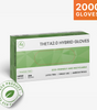 Transparent Hybrid Gloves, 2000 Count