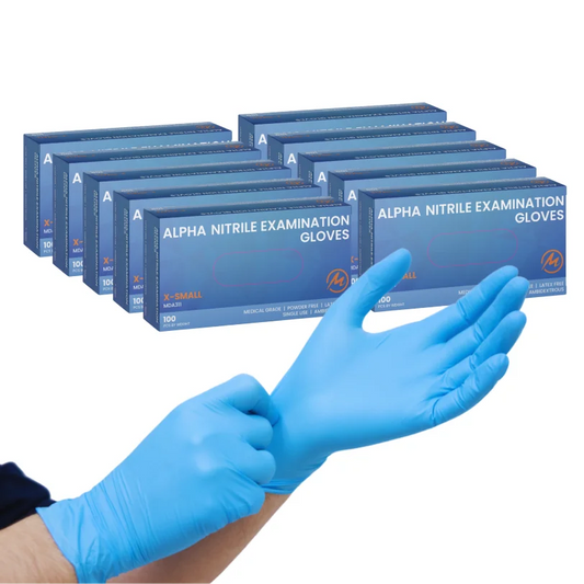 Blue Nitrile Gloves 3.5 MIL, 1000 Count