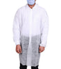 White disposable lab coat wholesale 