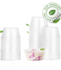 Clear CE Disposables disposable portion cups condiment cup stack for serving sauces and toppings