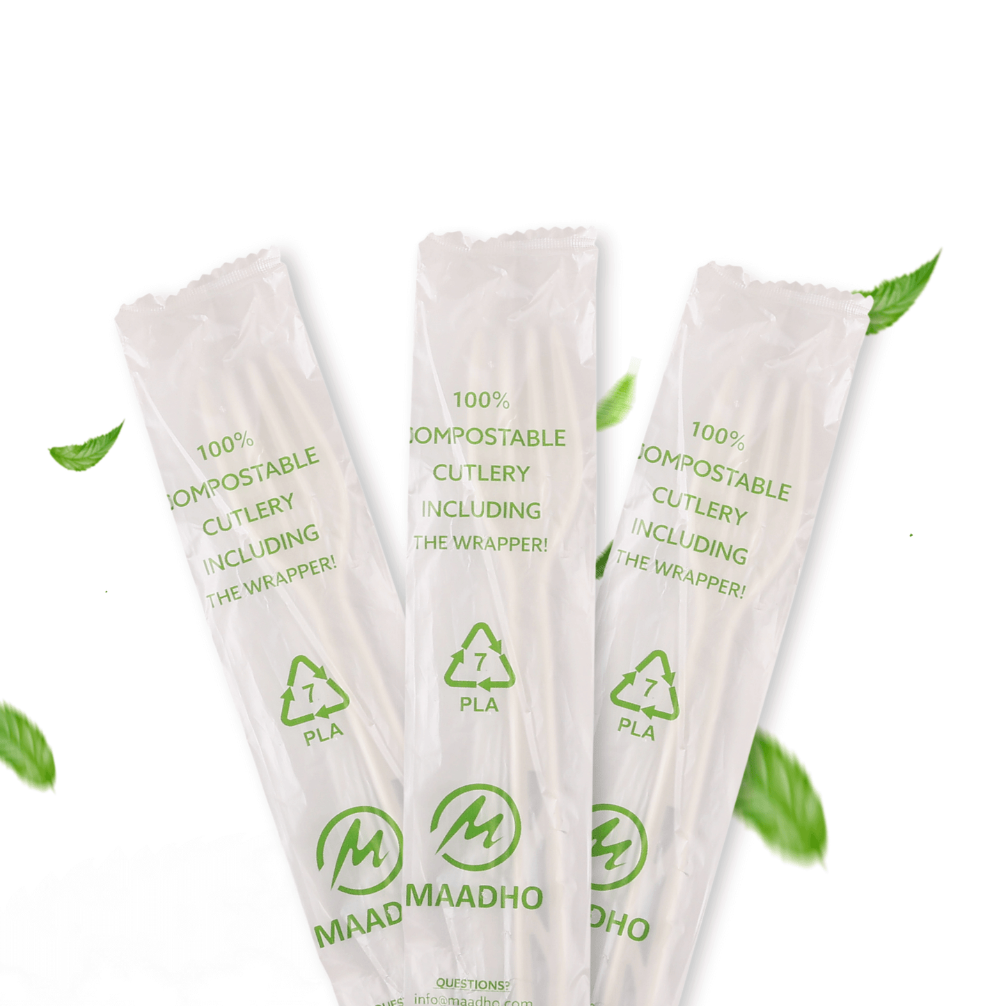 CE Disposables Compostable Cutlery Wrapped Forks for Eco-Friendly Dining with disposables fork