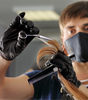 black disposable gloves for food use powder free nitrile gloves wholesale